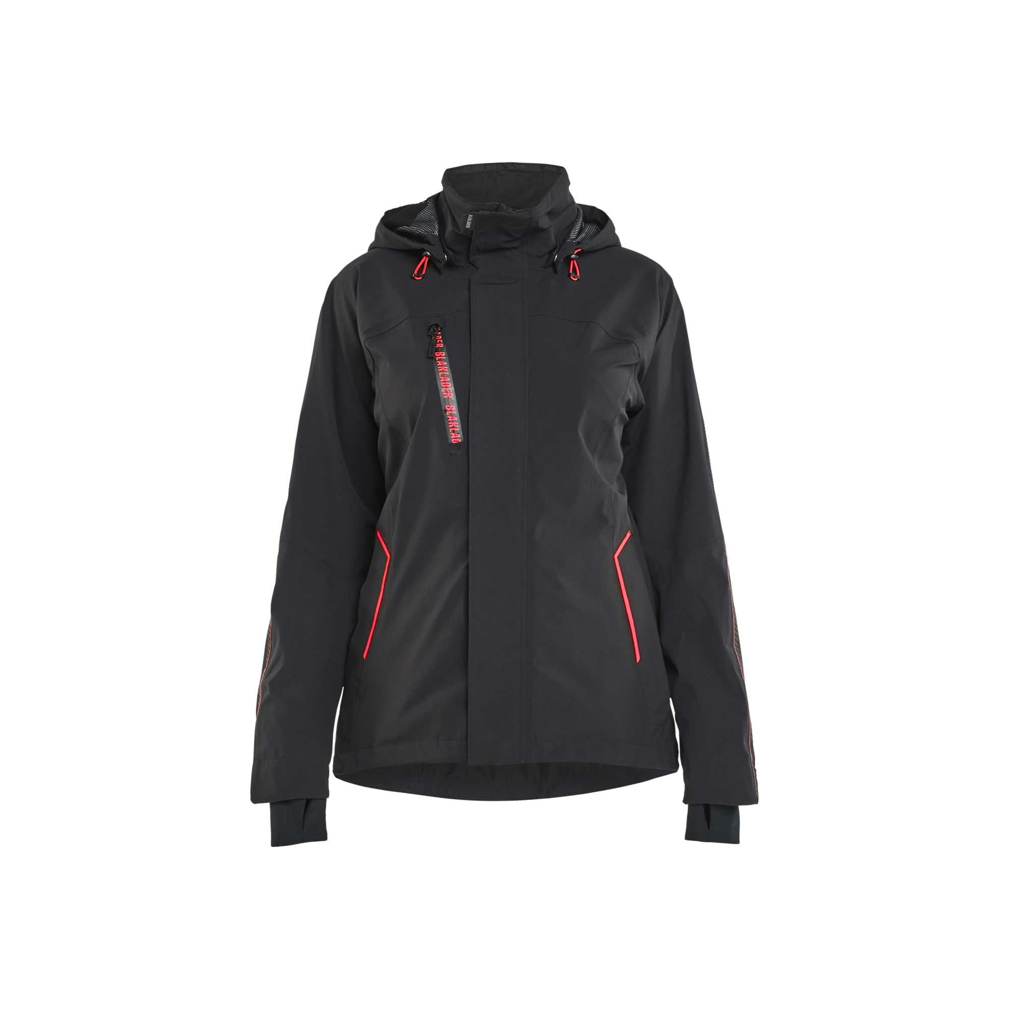 BLAKLADER 44031917 Women's Shell Jacket Stretch Hi Vis Reflective Shell Work Jacket WOMEN - Waterproof
